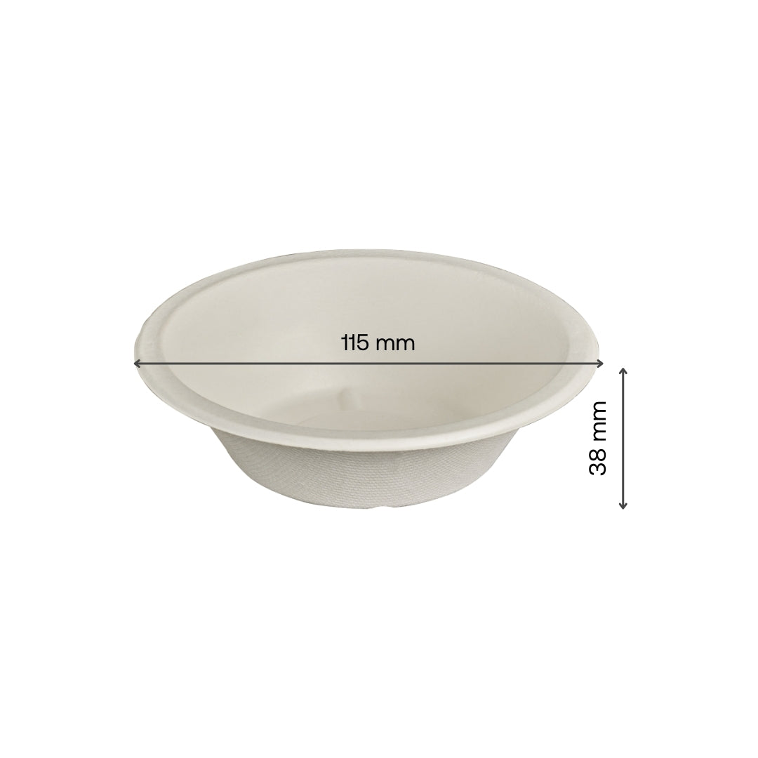 50x 180ml Bowl (Ø 4.5"). Compostable.