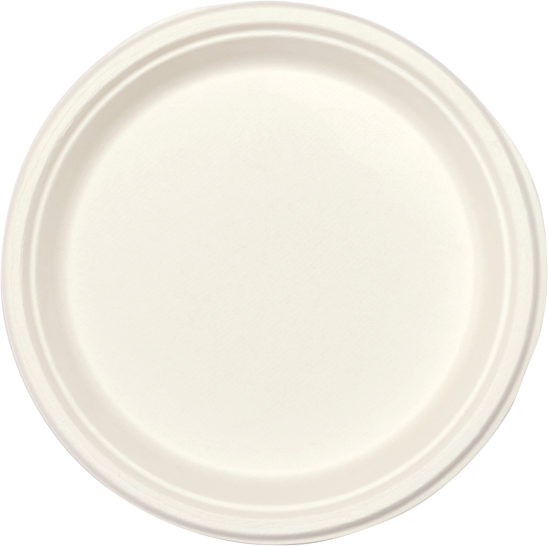 50x 10" Round Plate. Compostable.
