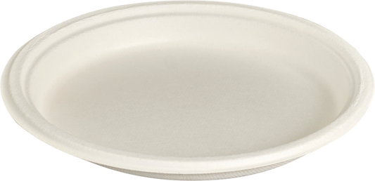 50x 7" Round Plate. Compostable.