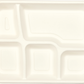50x 5-compartment Meal Tray (11.5" x 9"). Compostable.